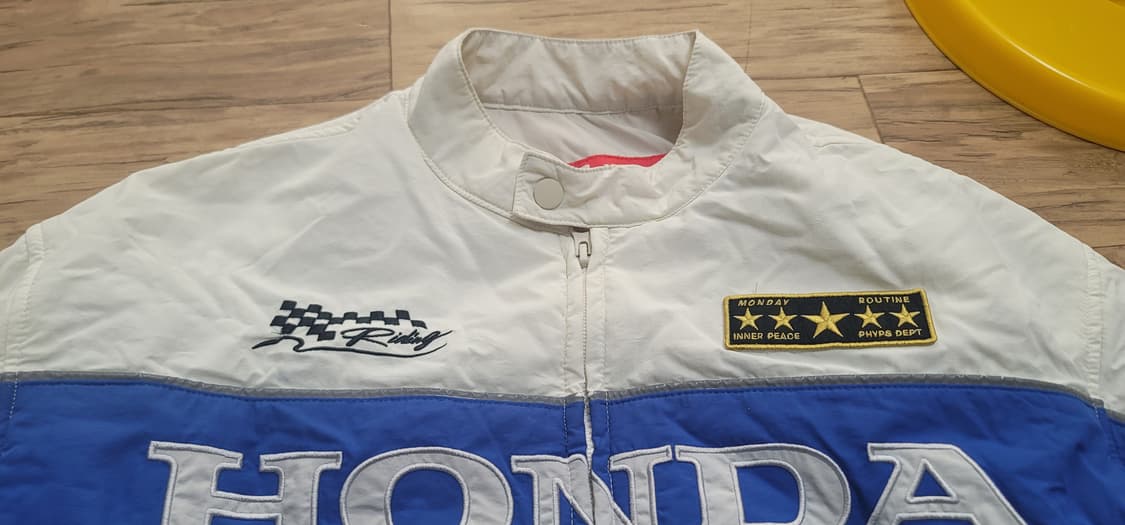 혼다 바이크 레이싱 바람막이 블루종 자켓 상품이미지3