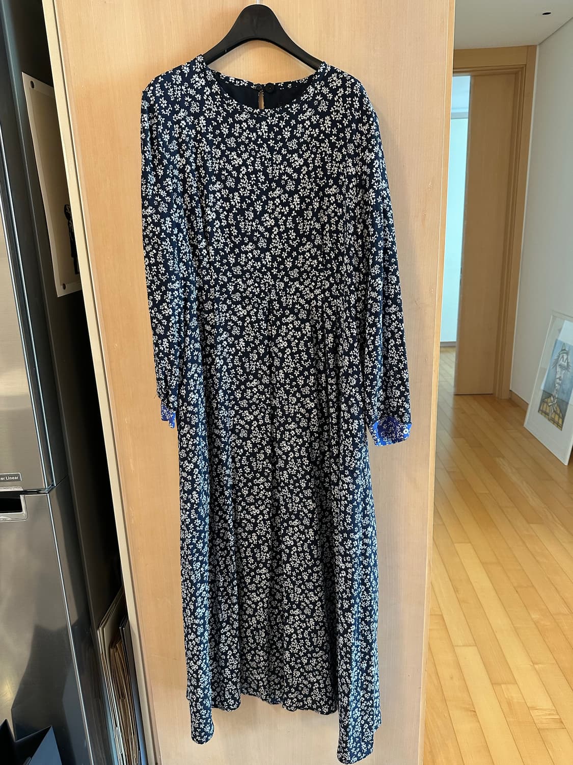 Weekend Max Mara 꽃무늬 실크 롱 원피스 42사이즈 (이태리 상품이미지2