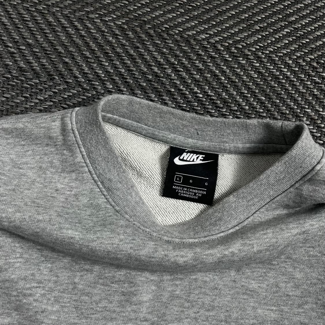 나이키 스우시 로고 그레이 스웻 맨투맨 o 4222 상품이미지5