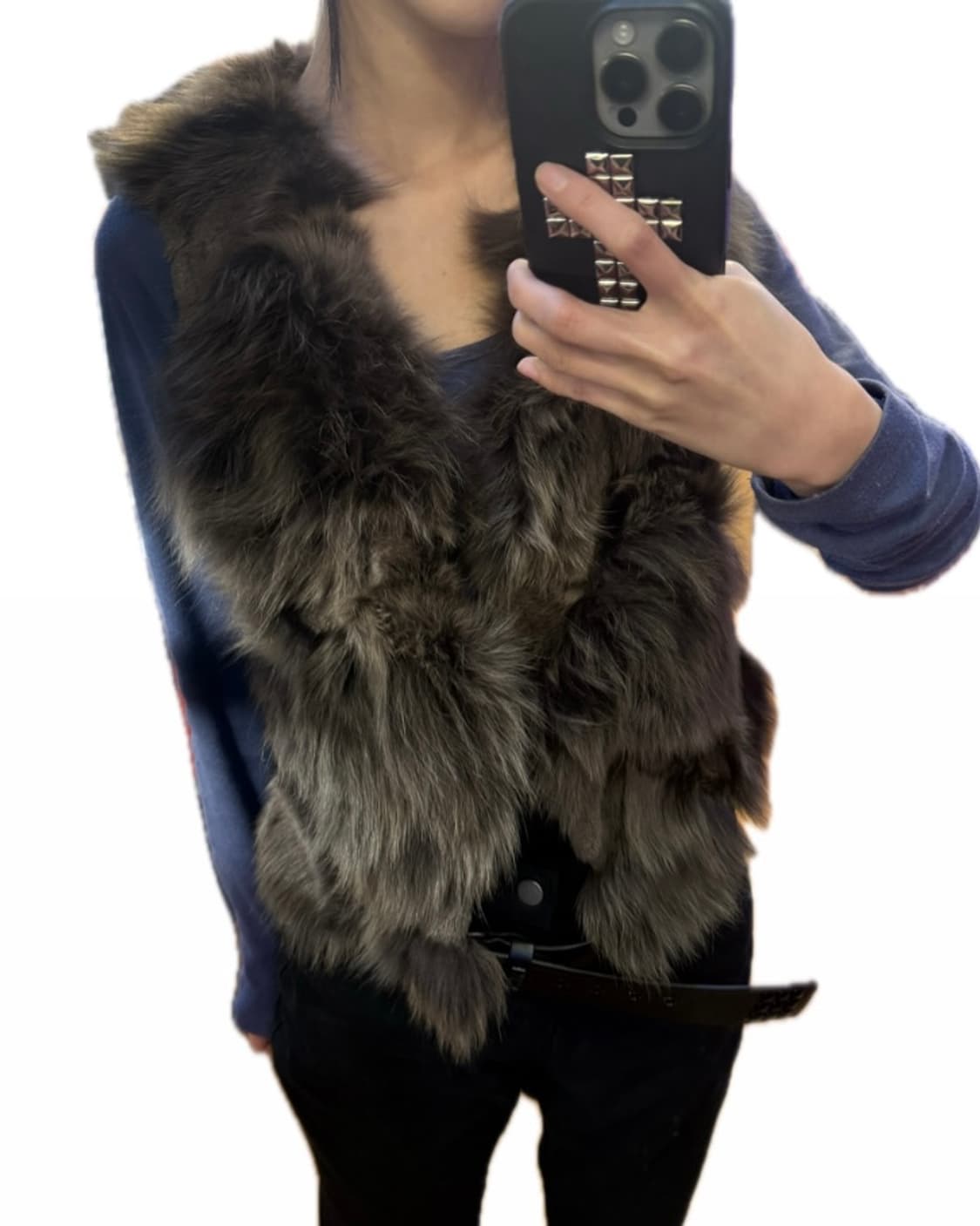 fox 퍼 조끼  상품이미지3