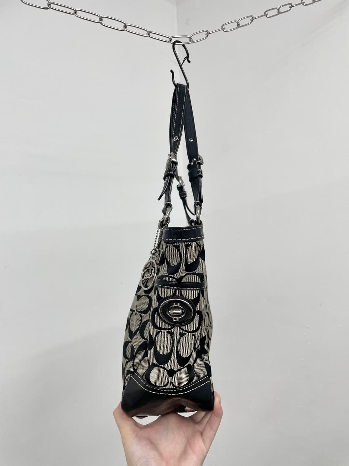 코치 자카드 시그니처 숄더백  상품이미지7