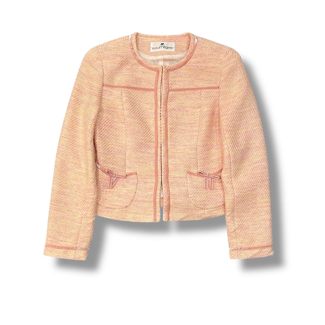 꾸레쥬 리본 트위드 자켓 y14156 상품이미지2