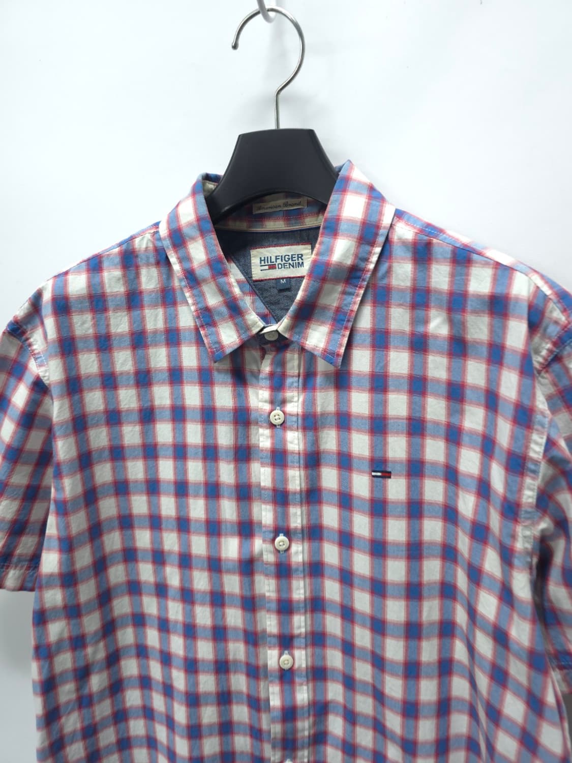 타미힐피거 남성 멀티 체크 반팔 셔츠(95~100) 상품이미지2