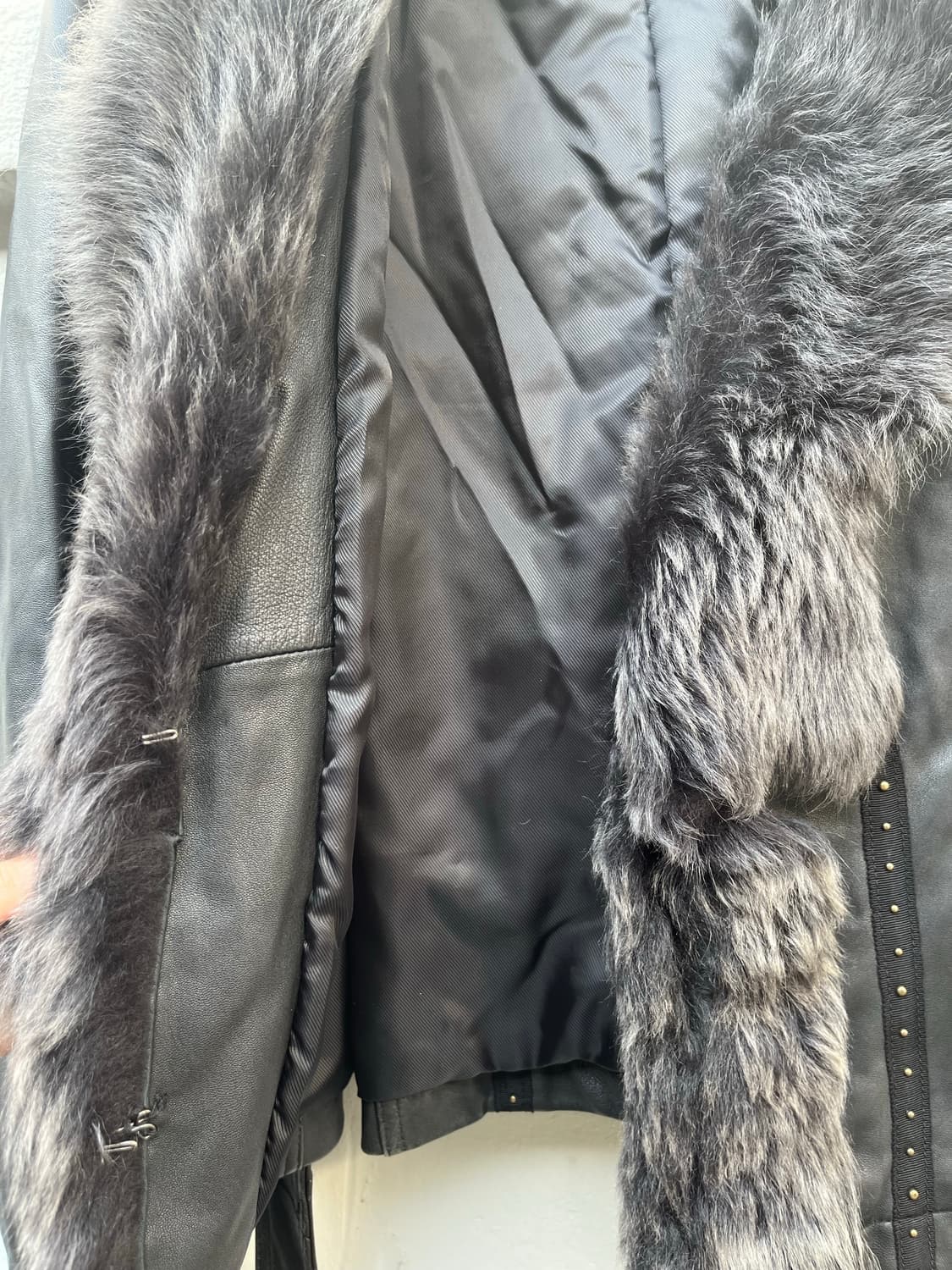 양가죽 퍼 레더 재킷 상품이미지3