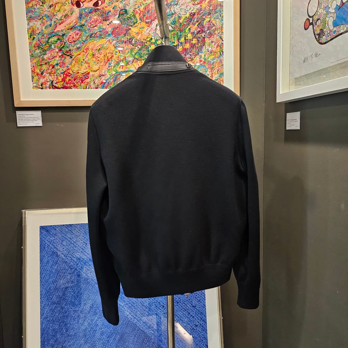 톰포드 나일론 다운 프론트 블루종 블랙 상품이미지2