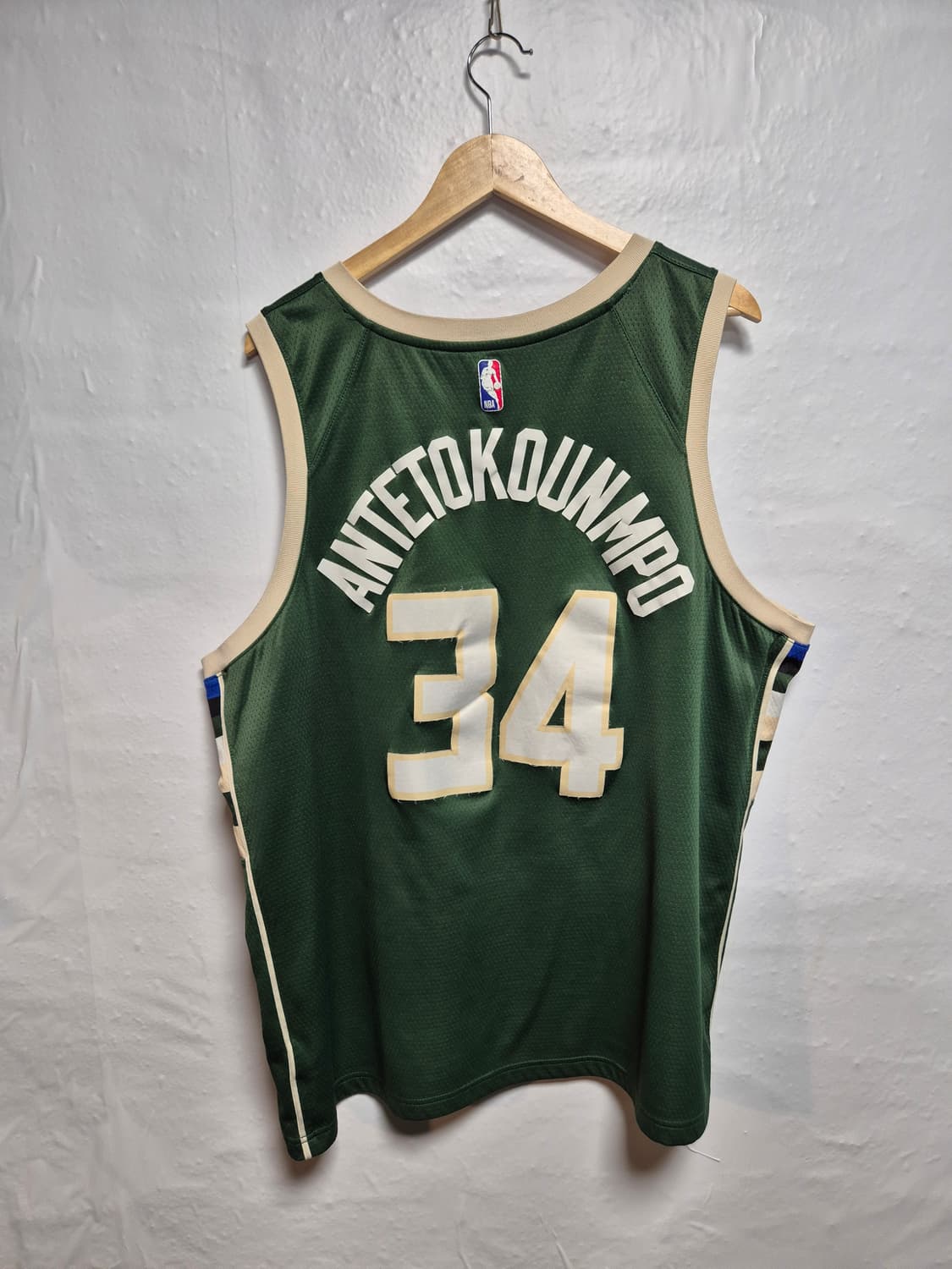 나이키 야니스 아데토쿤보 벅스 유니폼 34번 그린 3XL 상품이미지7