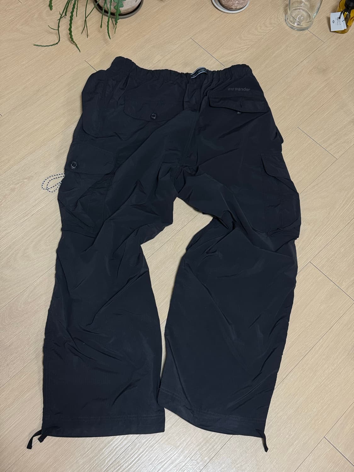 [XXL] 앤드원더 25fw 오버사이즈 카고 팬츠 블랙 상품이미지9