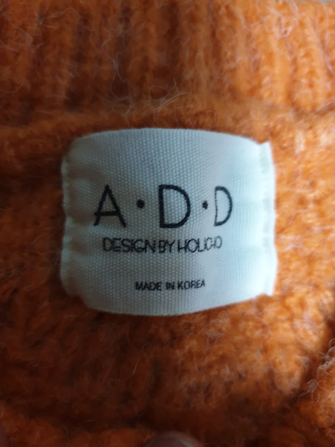 A.D.D 브러쉬드 니트 오렌지 (L) 상품이미지2