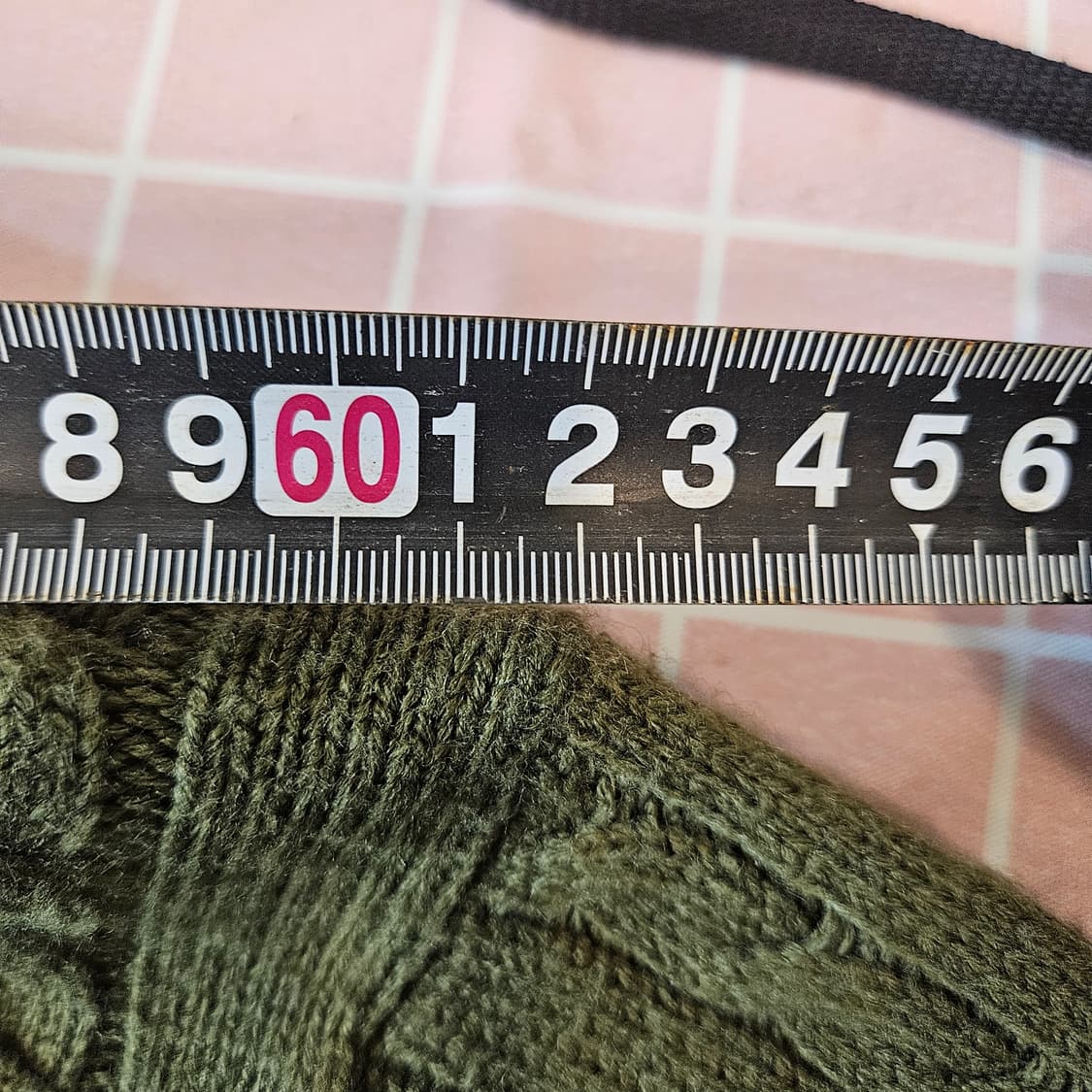 AGOD 하프넥 니트 올리브 L 실측 105 (XL) 상품이미지7