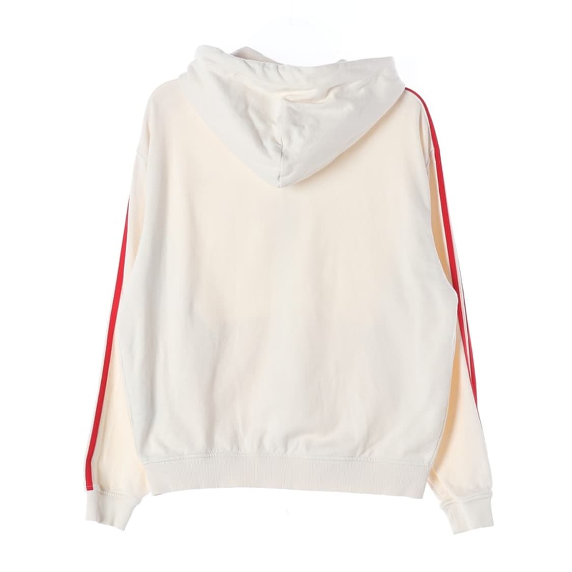 널디 2선 라인 후드 집업 크림 S 상품이미지2