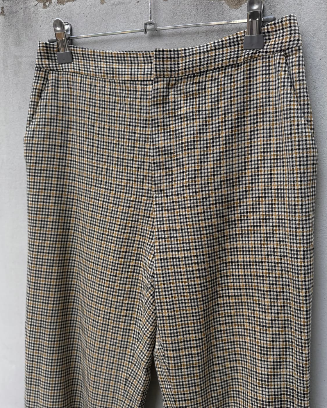 irene 체크 사이드 슬릿 트라우저 상품이미지2