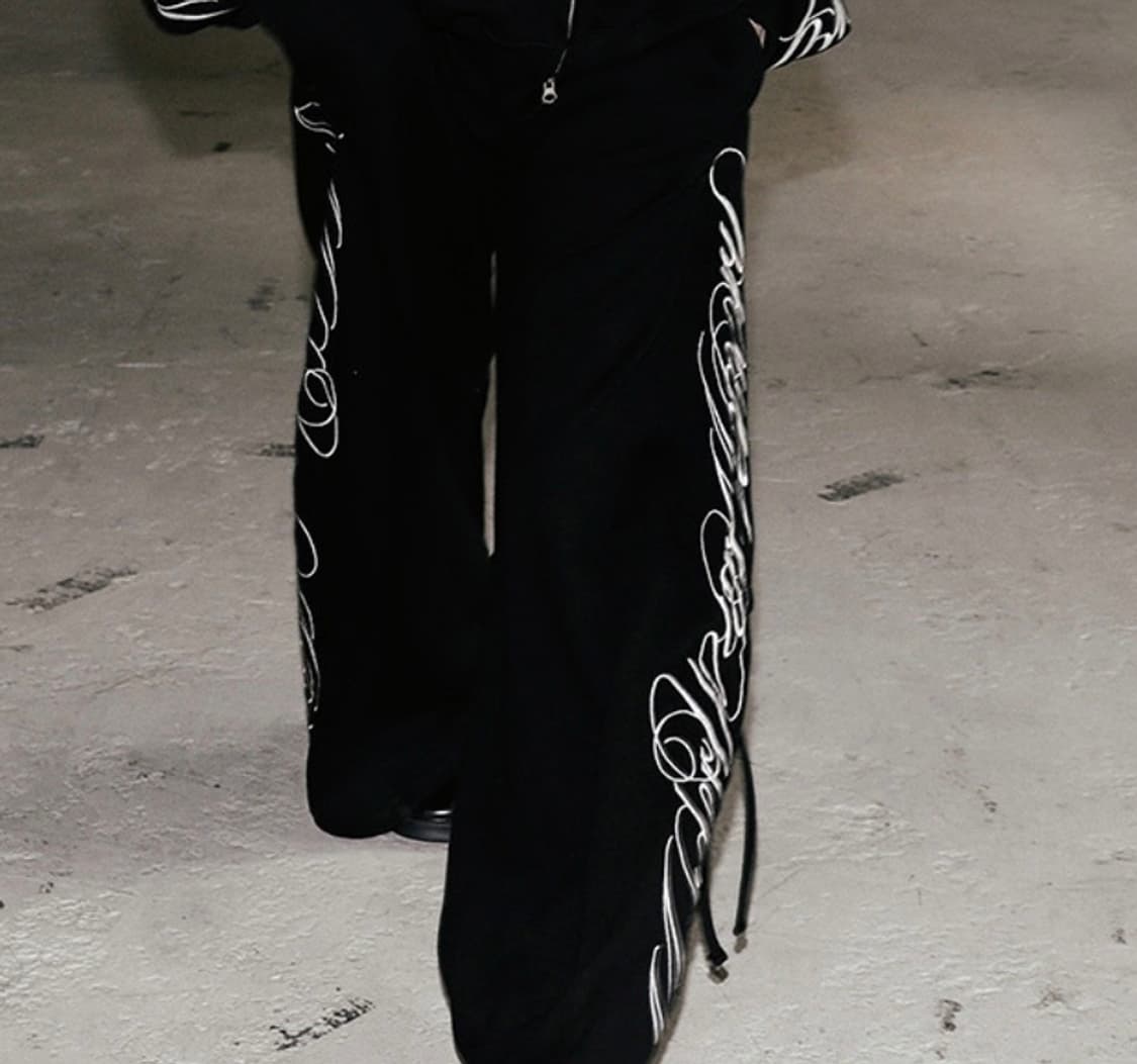 배드블러드 레터링 조거 팬츠 트레이닝  상품이미지3