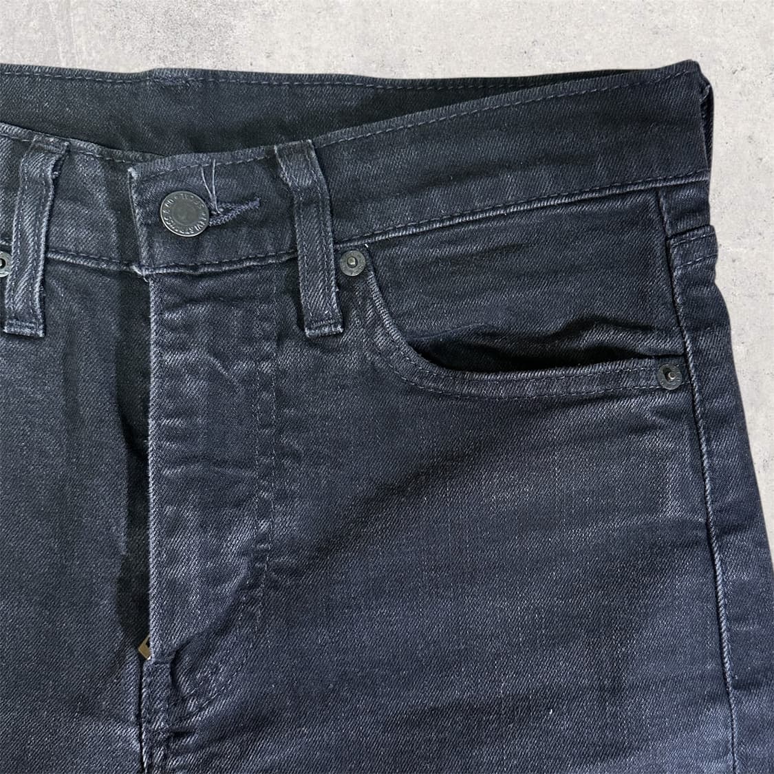 리바이스 510 흑청 W31XL32 made in Egypt 블랭크탭 상품이미지3