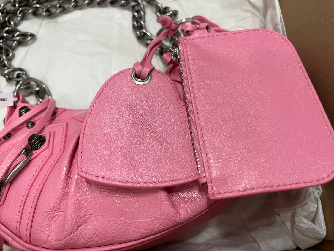 [새상품] 발렌시아가 르 카골 XS 핑크 숄더 크로스 가능 상품이미지7