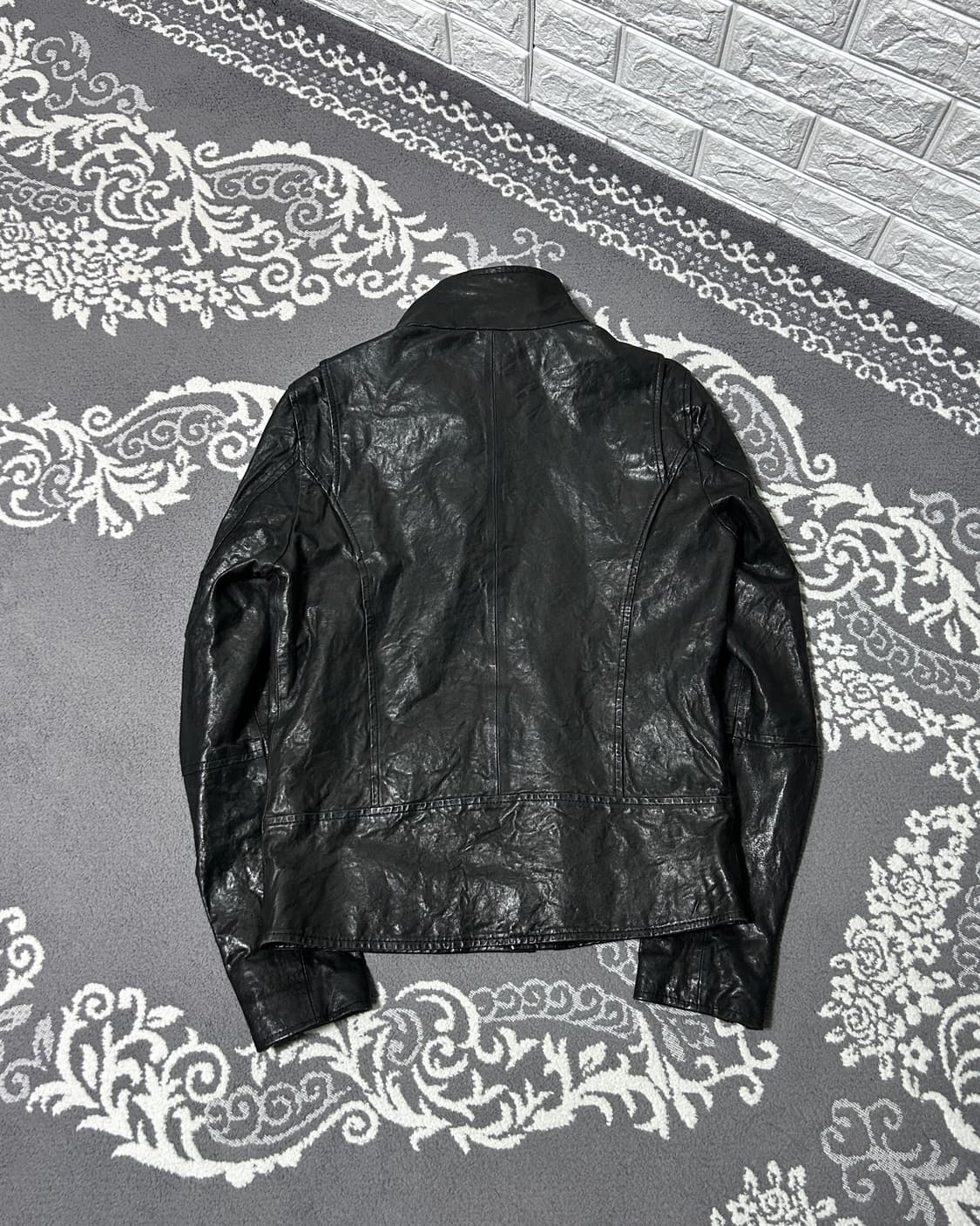 206 Homme Asymmetric High-neck Sheepskin 상품이미지8