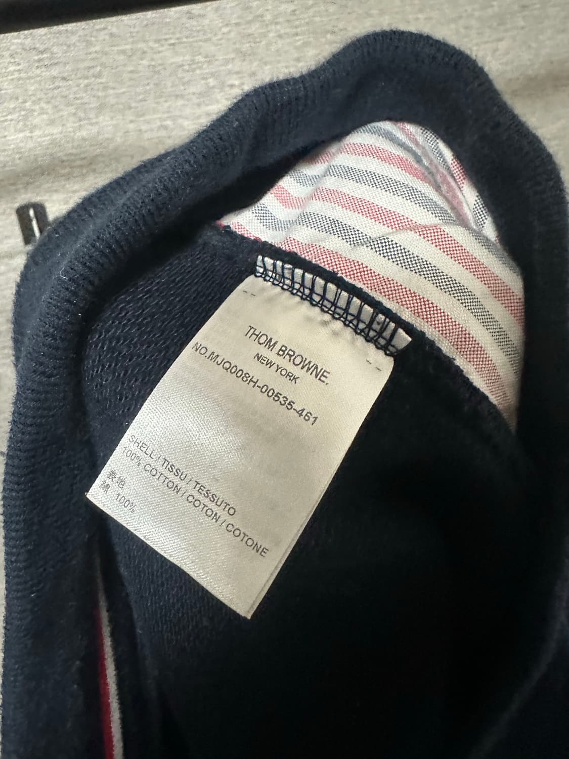 톰브라운 4선 트레이닝 팬츠 네이비 (2) 상품이미지8