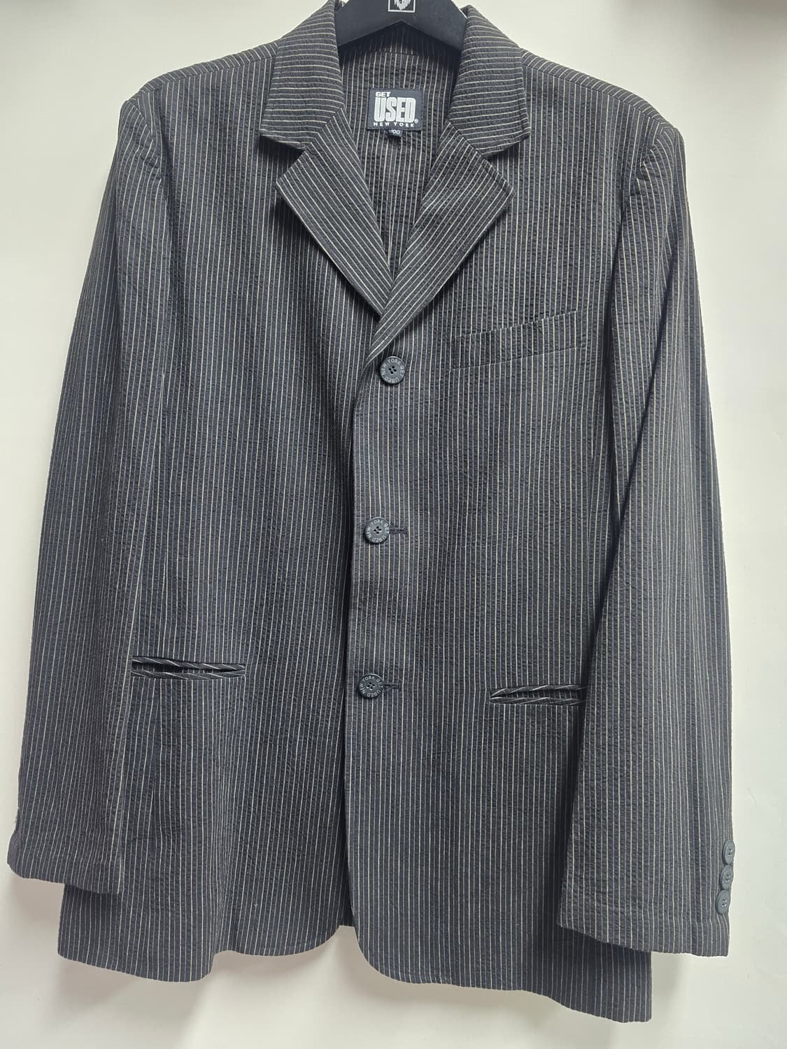 새상품)겟유즈드 스트라이프 간절기 자켓 100 상품이미지1
