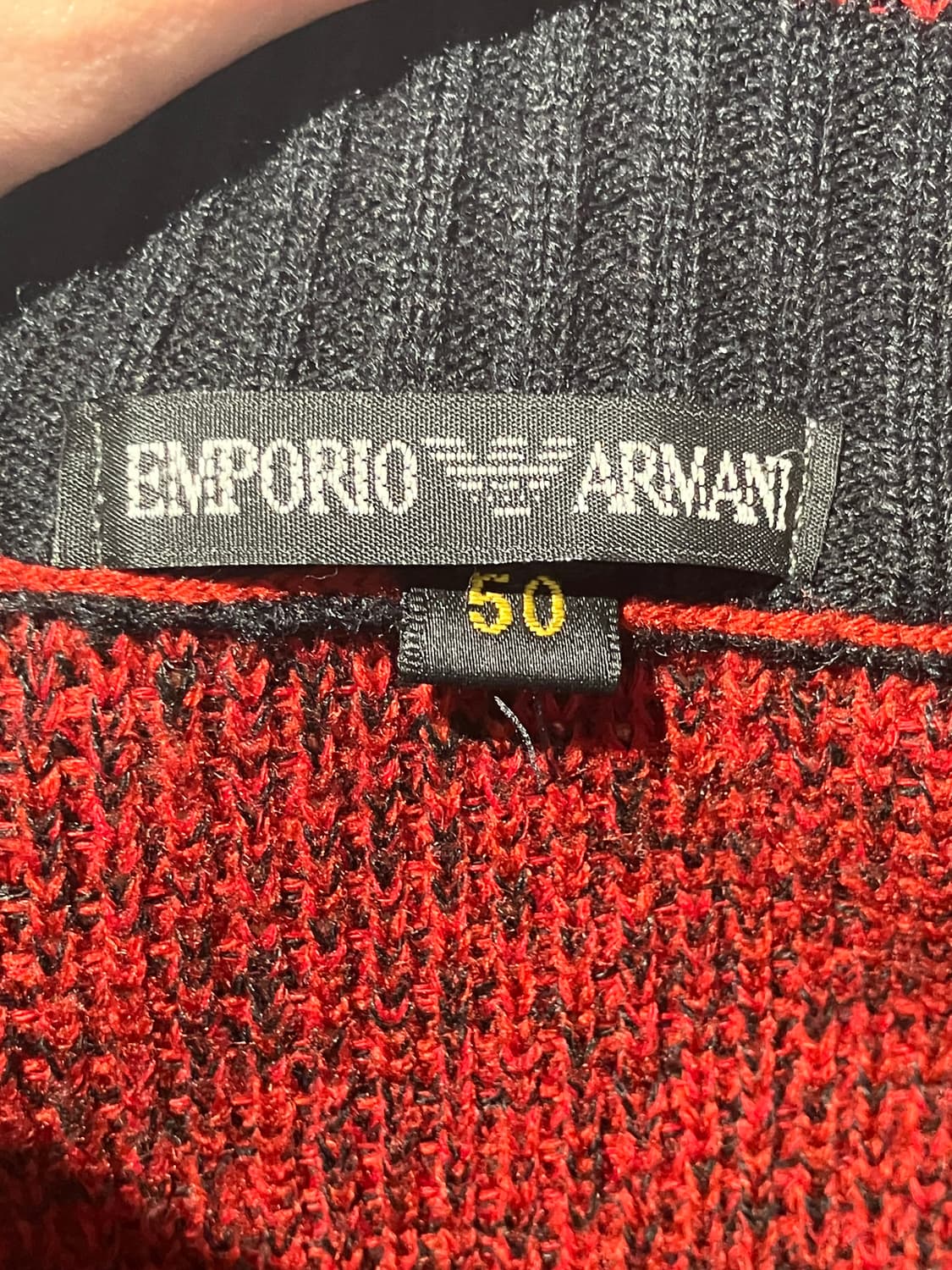 Emporio Armani 니트 집업 점퍼 L 상품이미지9