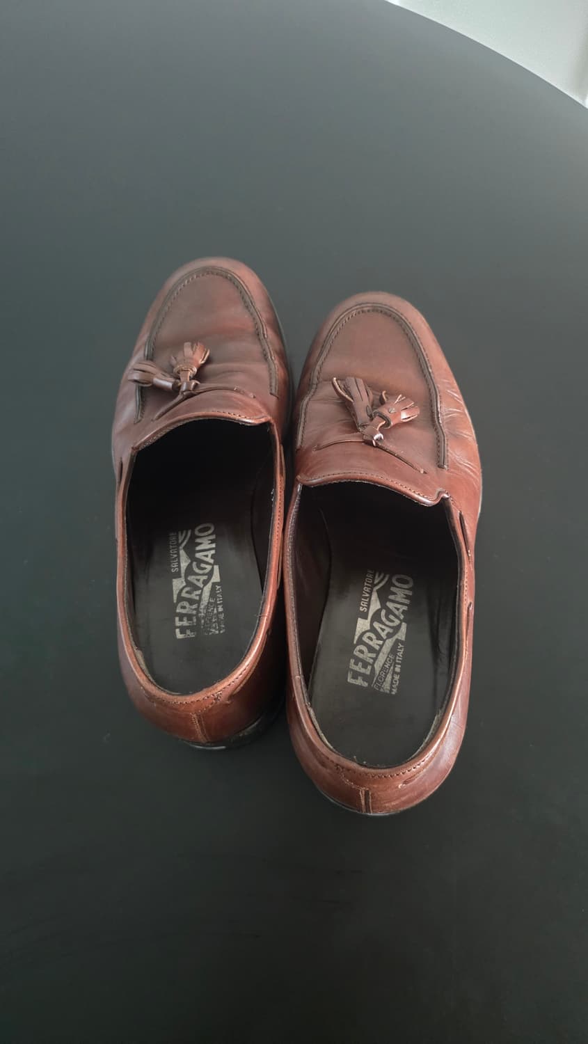 페라가모 태슬 로퍼 브라운 7사이즈260mm 상품이미지3