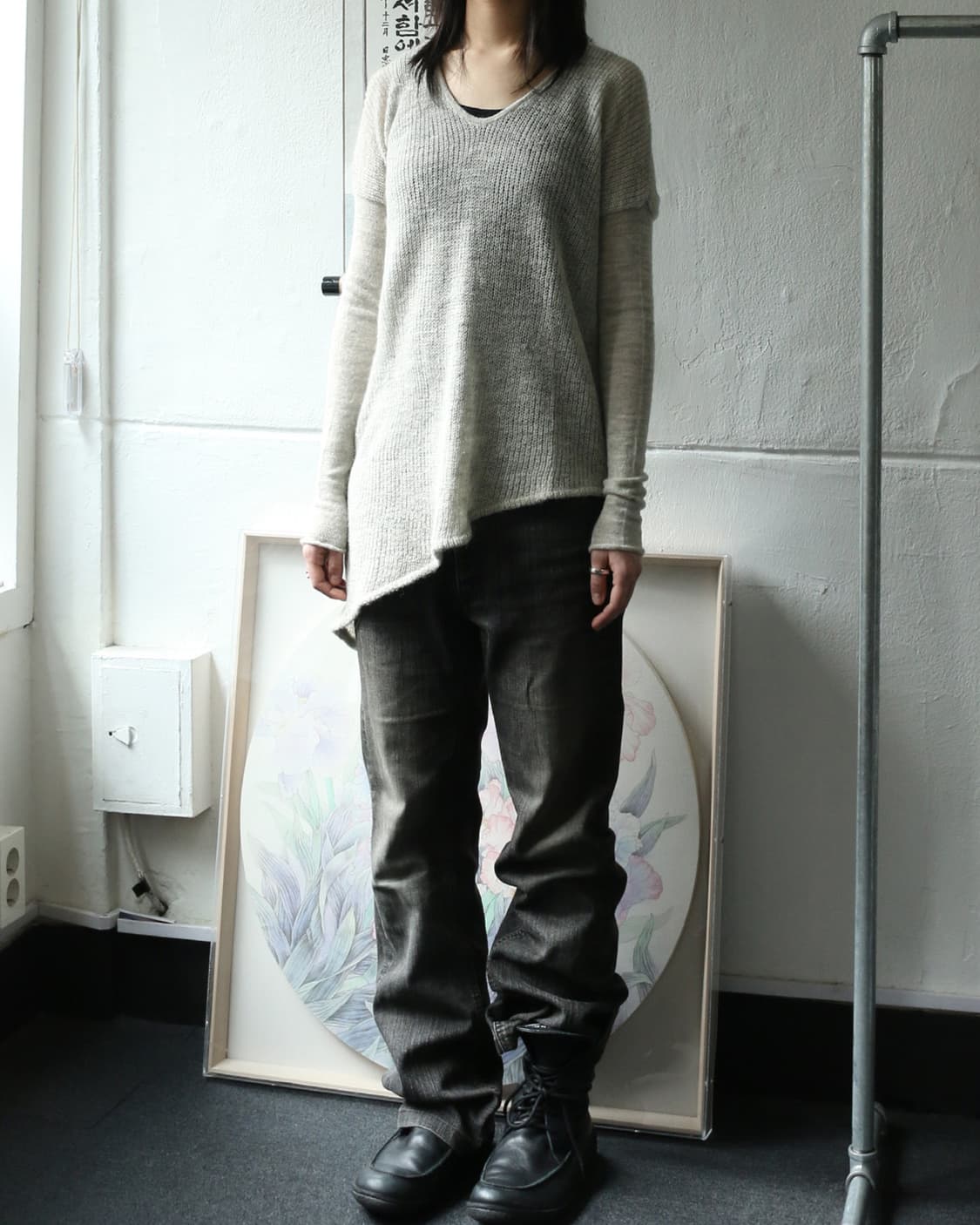 헬무트랭 비대칭 니트 톱  상품이미지3