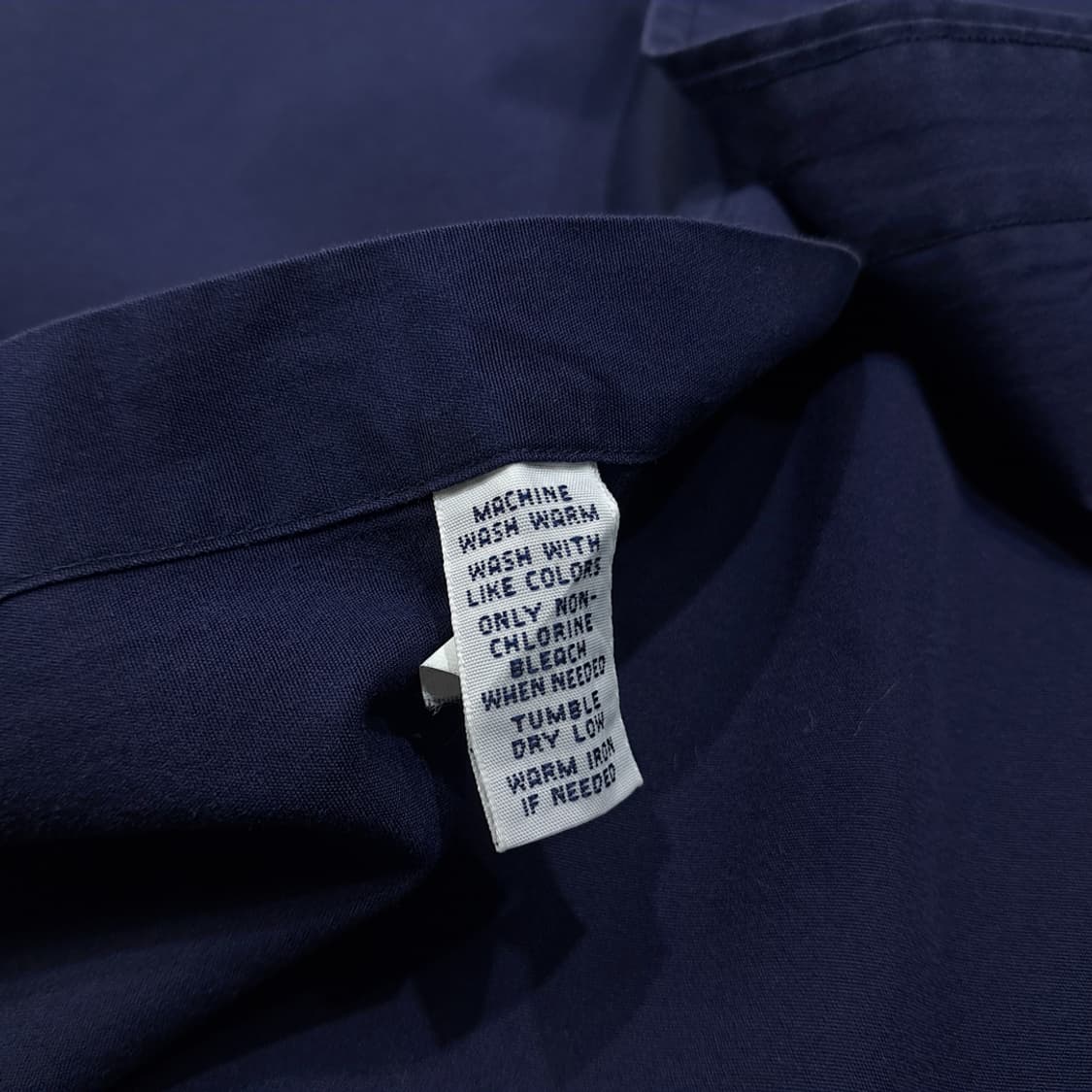 CL255 XL 폴로 00s 코튼 버튼다운 네이비 셔츠 남방 상품이미지5