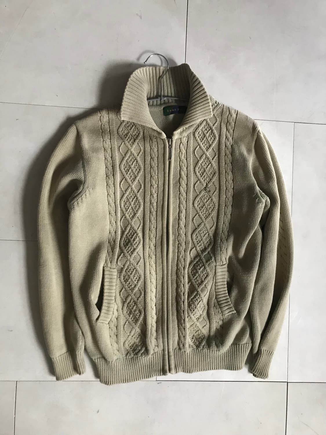 빈폴 카키 니트집업 상품이미지9