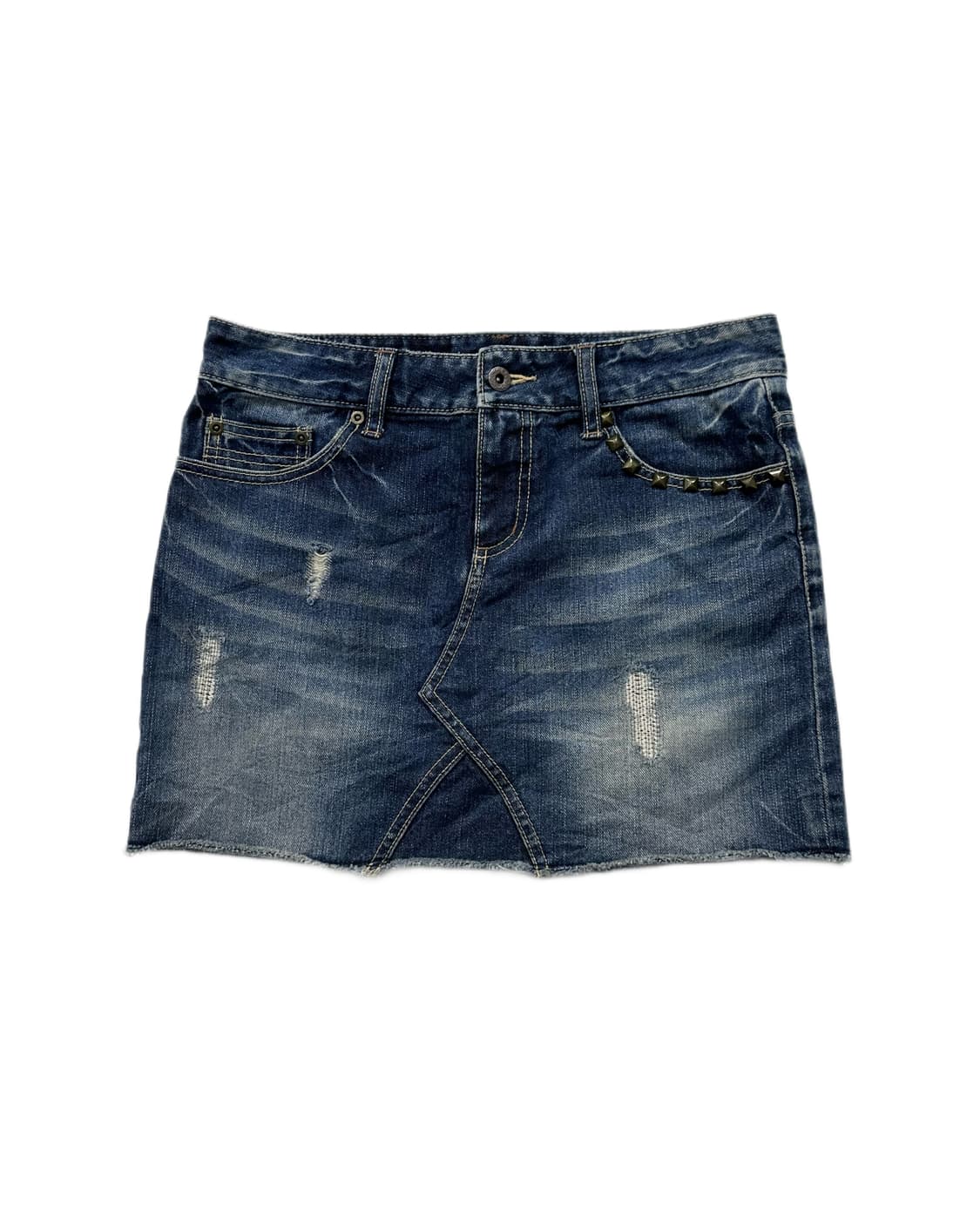 low-rise stud denim skirt 상품이미지2