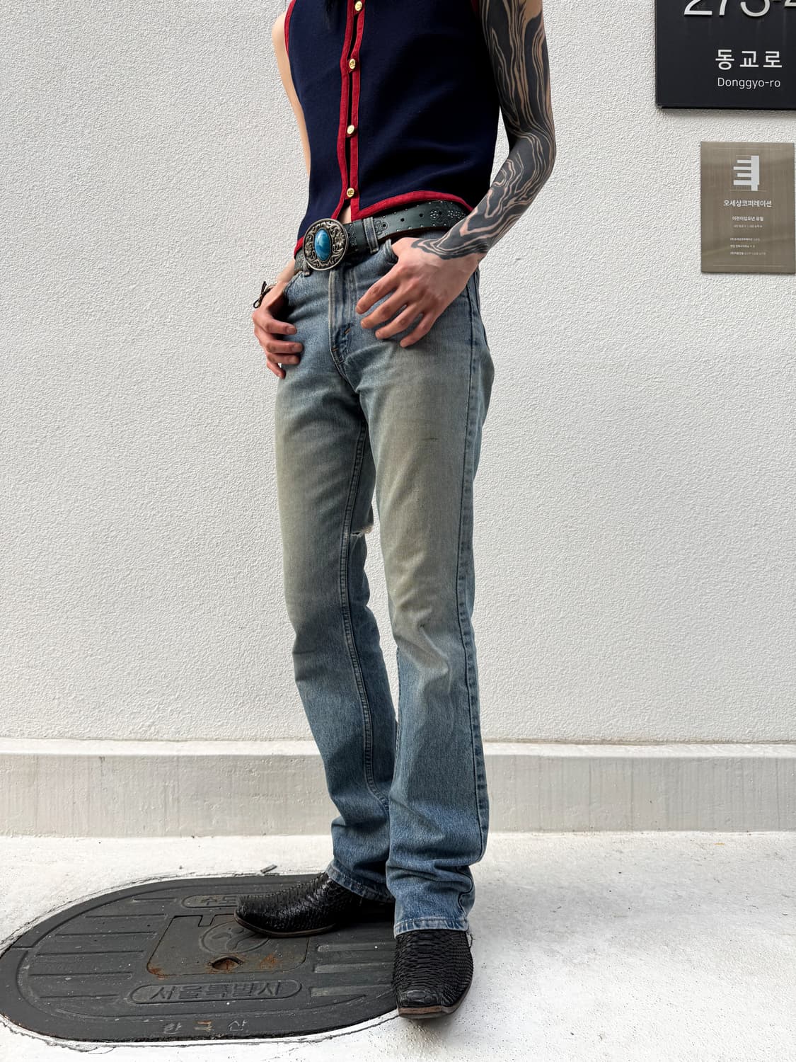 90’s Levi’s 517 – Light Fade Boot-cut  상품이미지3