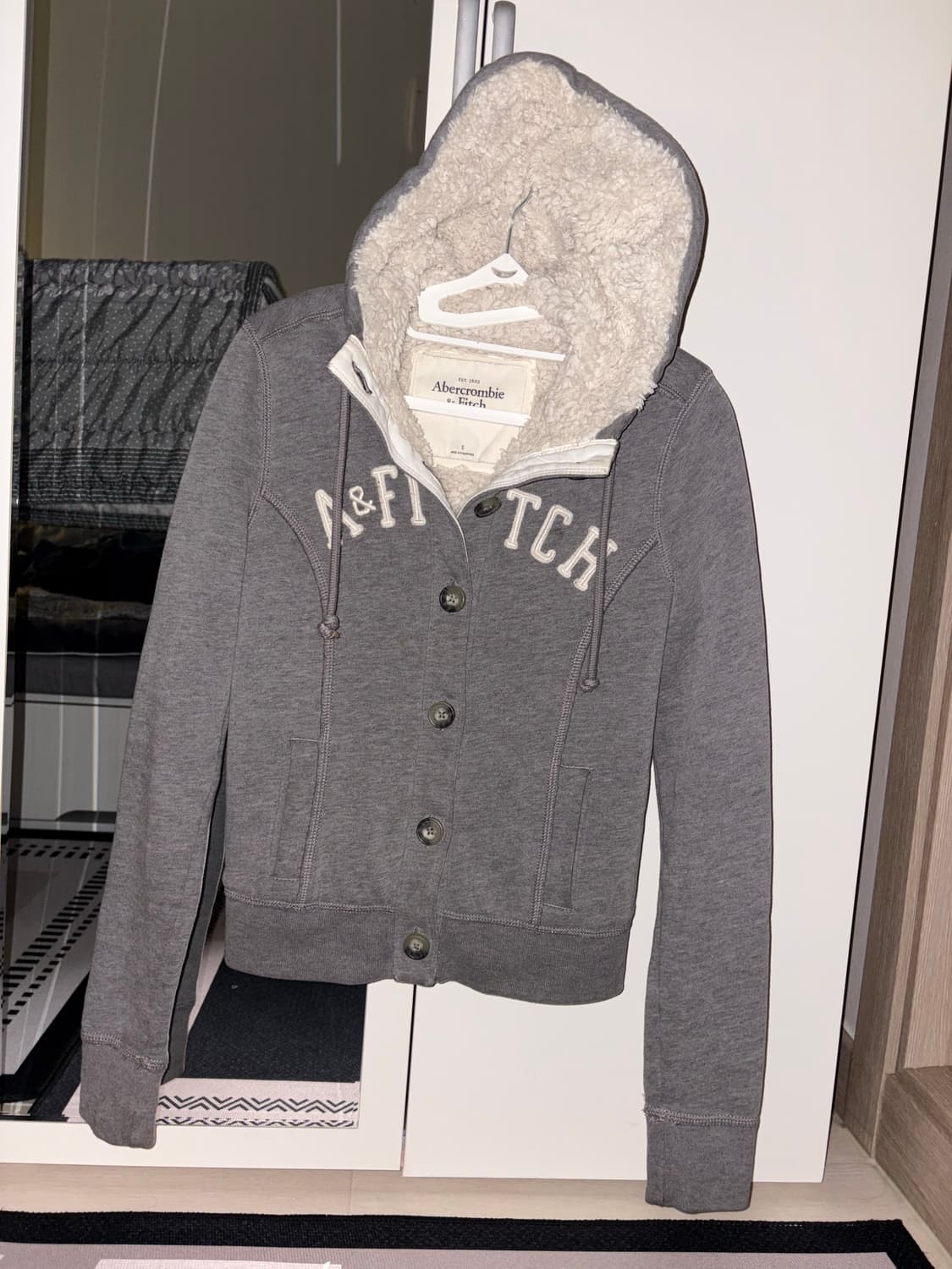 아베크롬비 양털 후드집업 상품이미지1