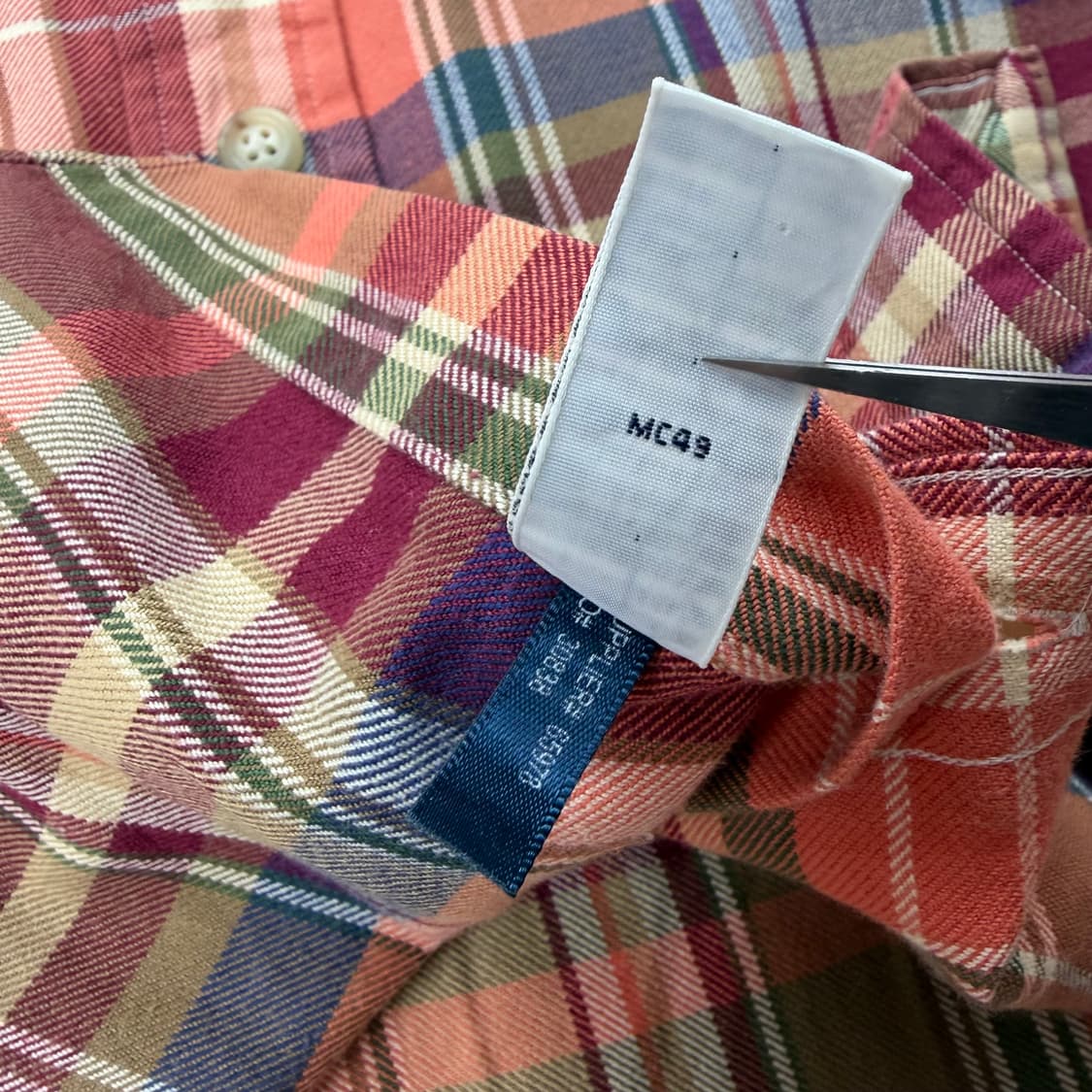 폴로 랄프로렌 클래식 타탄체크 엘보패치 셔츠 상품이미지8