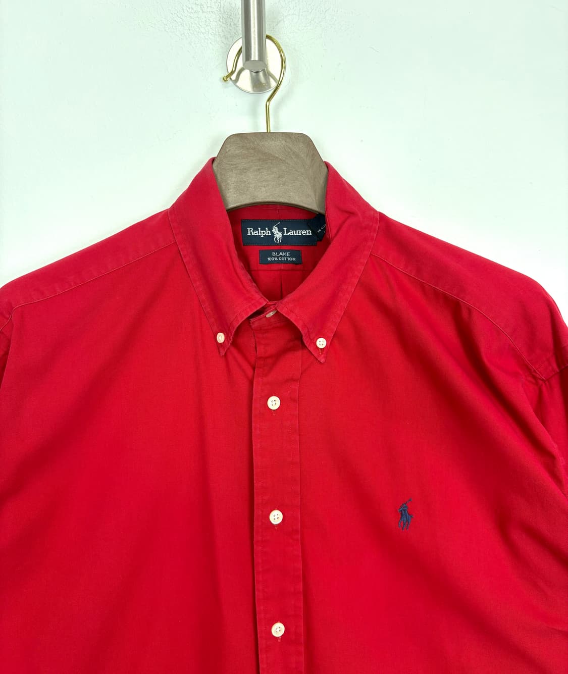 [3XL]POLO 레드 긴팔 셔츠 상품이미지3