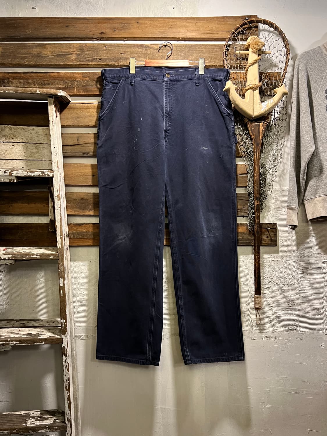 [40]칼하트 USA 덩가리핏 미드나잇 네이비 카펜터 워크 팬츠 상품이미지2