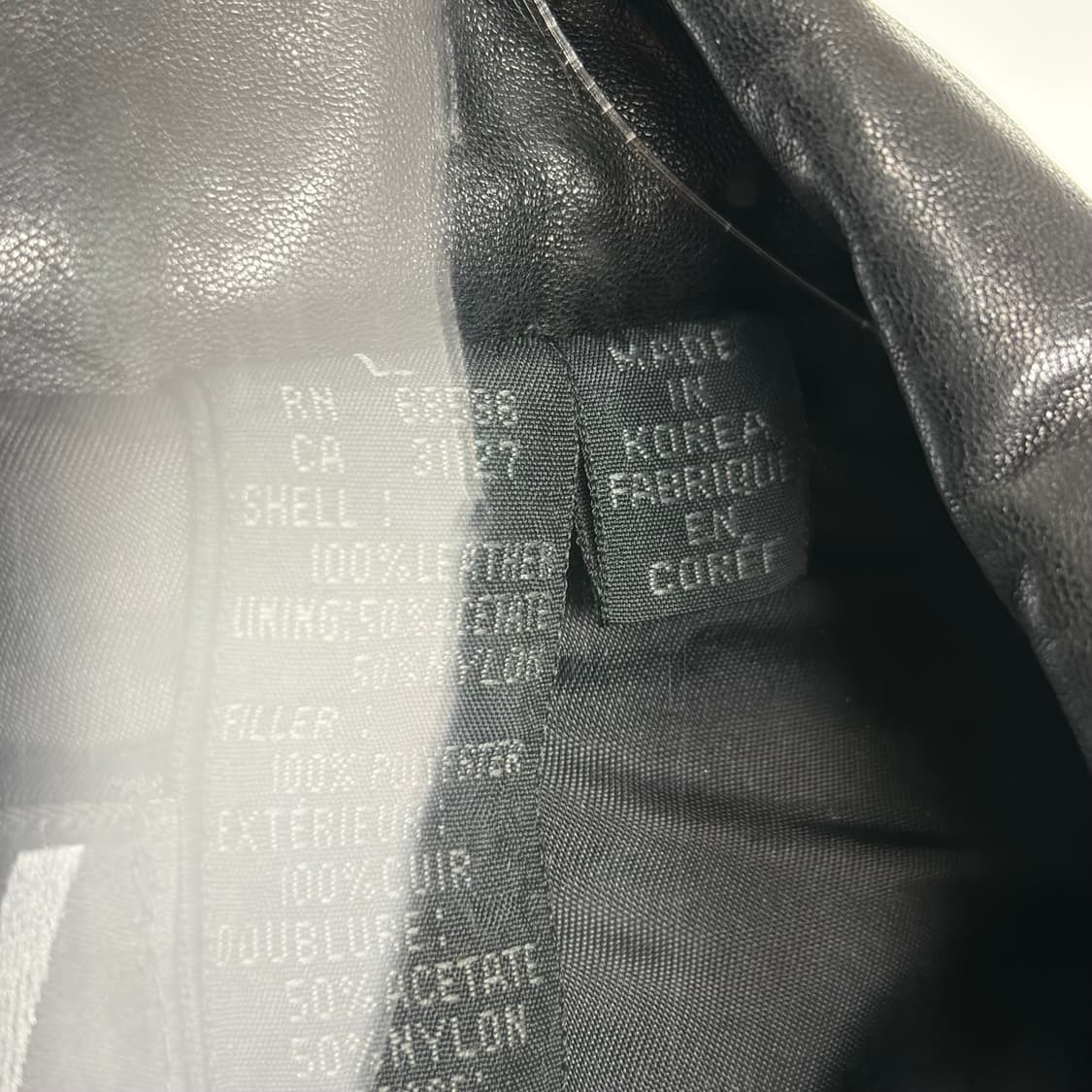 Dkny 도나카란뉴욕 가죽 집업 자켓 코트 상품이미지4