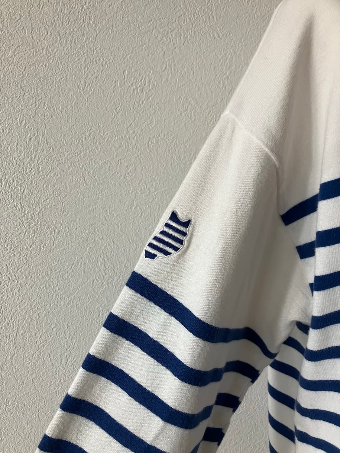 럭키슈에뜨 보트넥티셔츠 면 100% 스트라이프티셔츠 상품이미지2