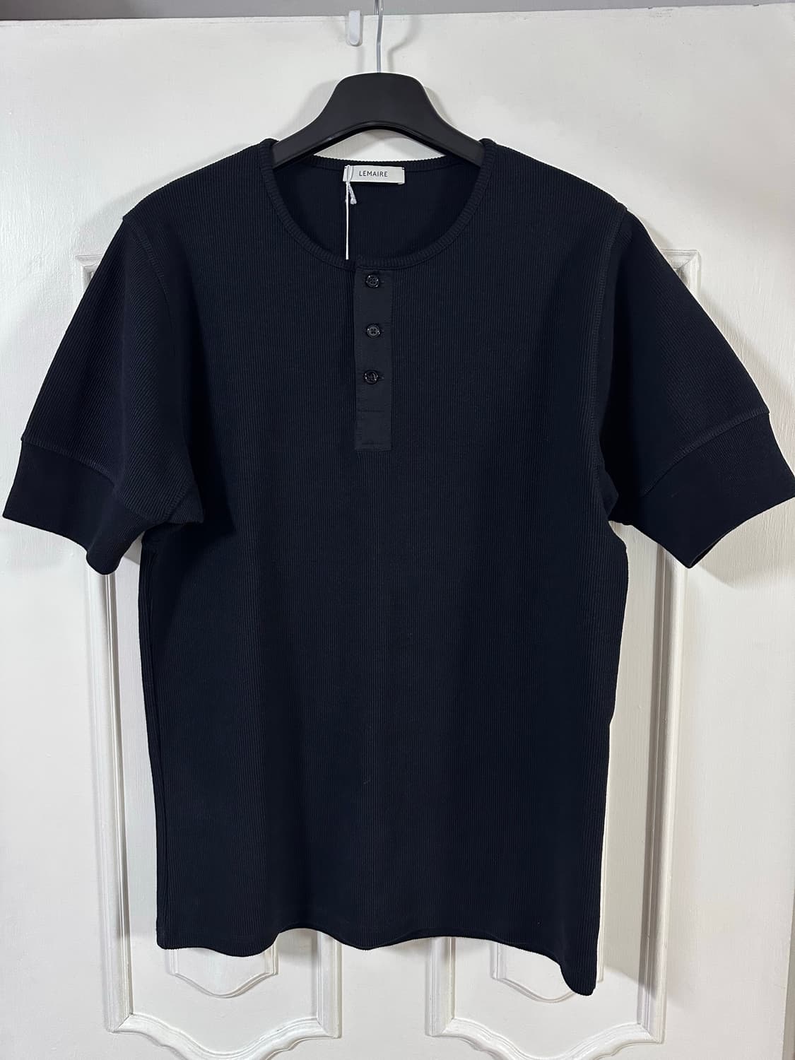 르메르 26SS 립 헨리넥 블랙 XL 상품이미지2