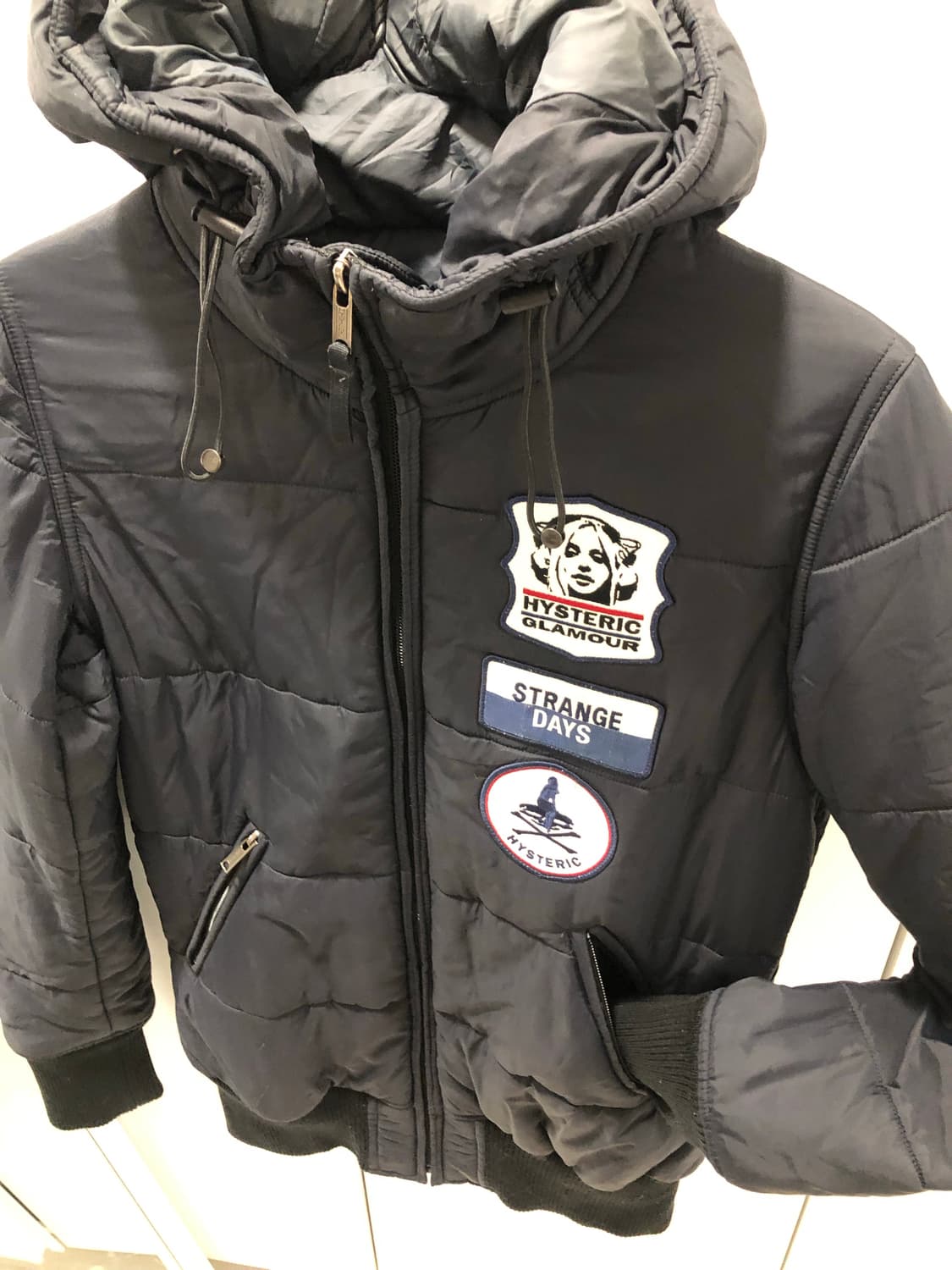 히스테릭글래머 경량 후드패딩(44-55추천) 상품이미지10
