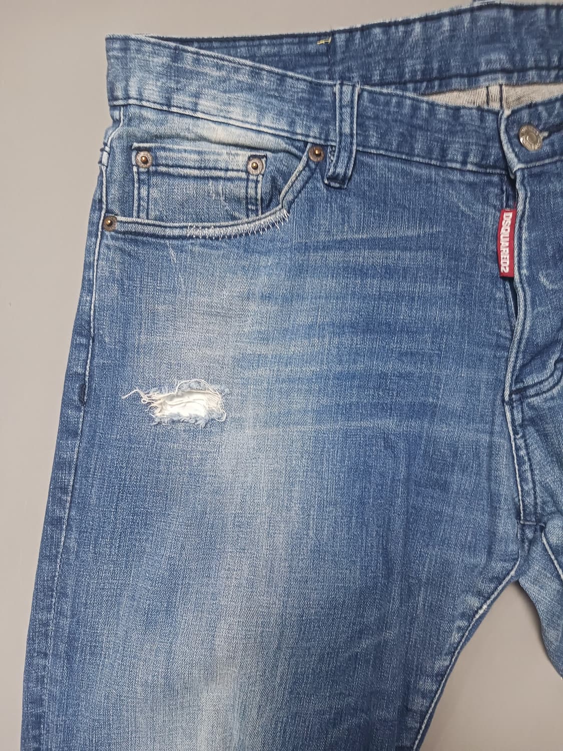 [50] 디스퀘어드2 블루워싱 레귤러진 청바지 34 35 상품이미지2