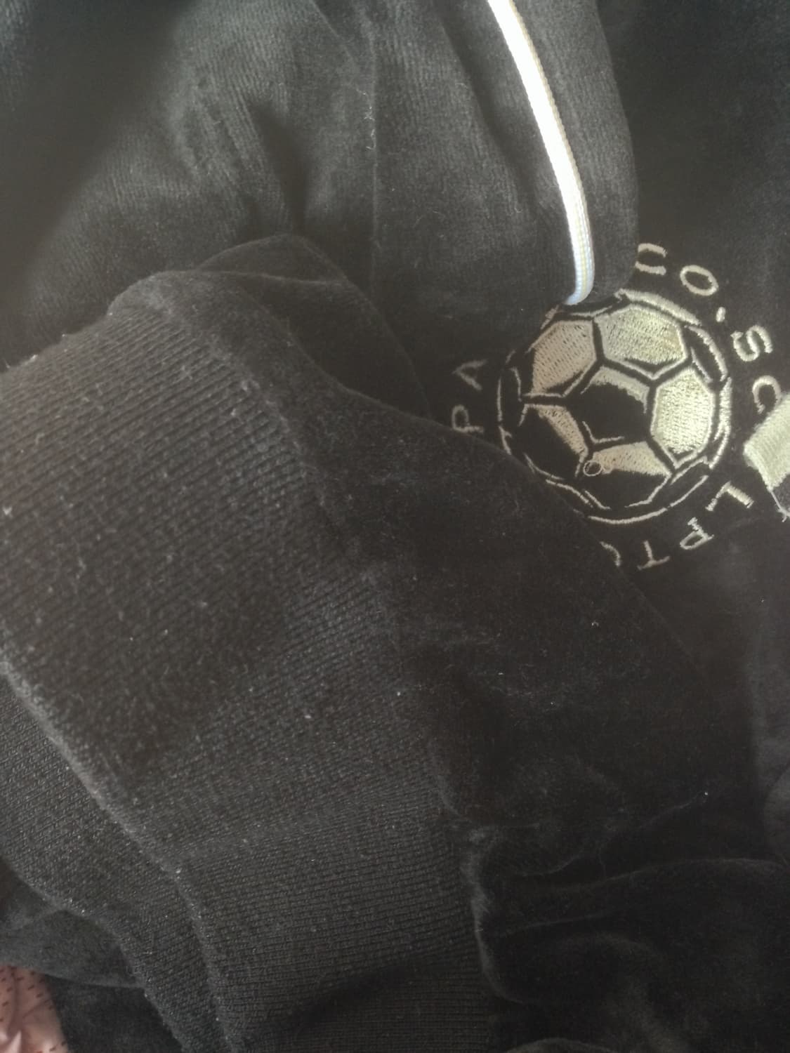 Sculptor Velour Soccer Jersy Black 상품이미지5