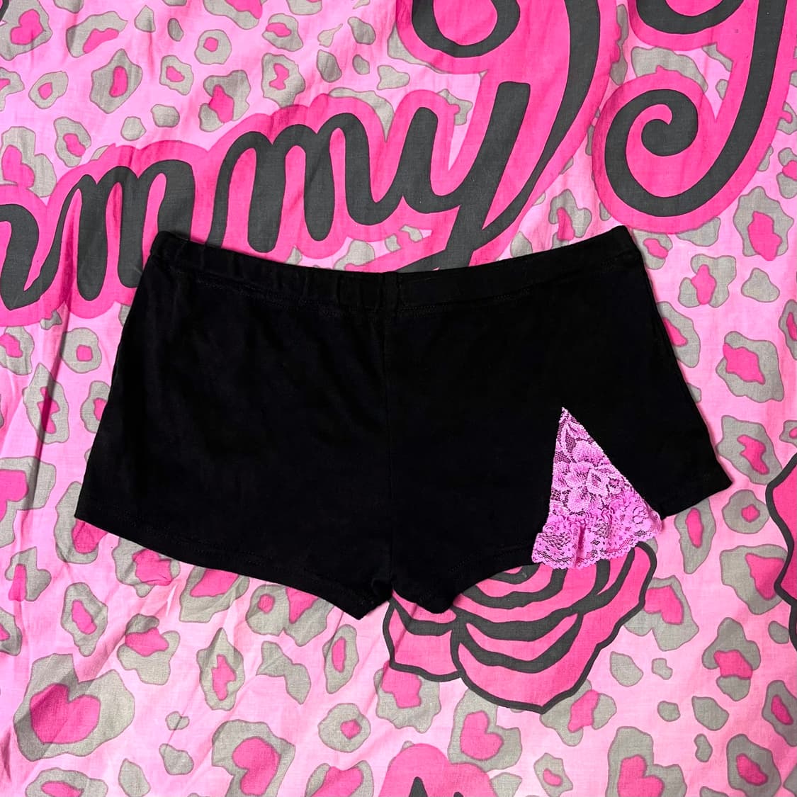 MA*RS마즈 블랙핑크 레이스 룸웨어&이너 숏팬츠 히메오네갸루 아게하핀터 상품이미지1