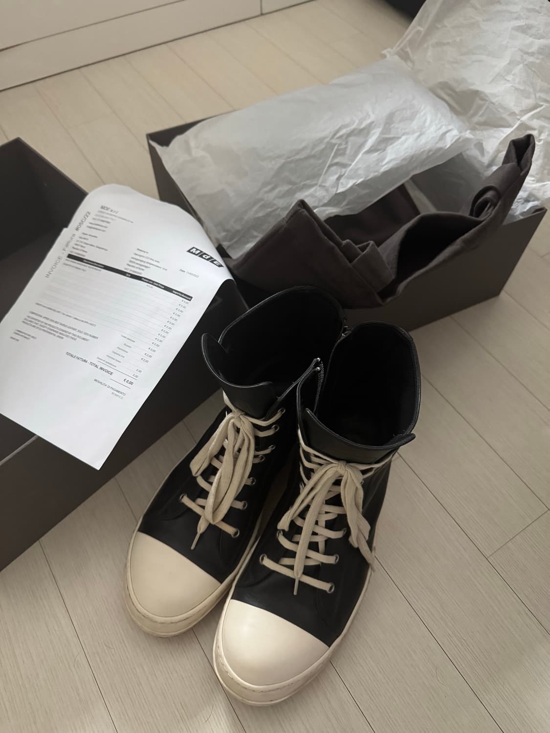 (44)릭오웬스 라몬즈 하이 LPO 상품이미지1