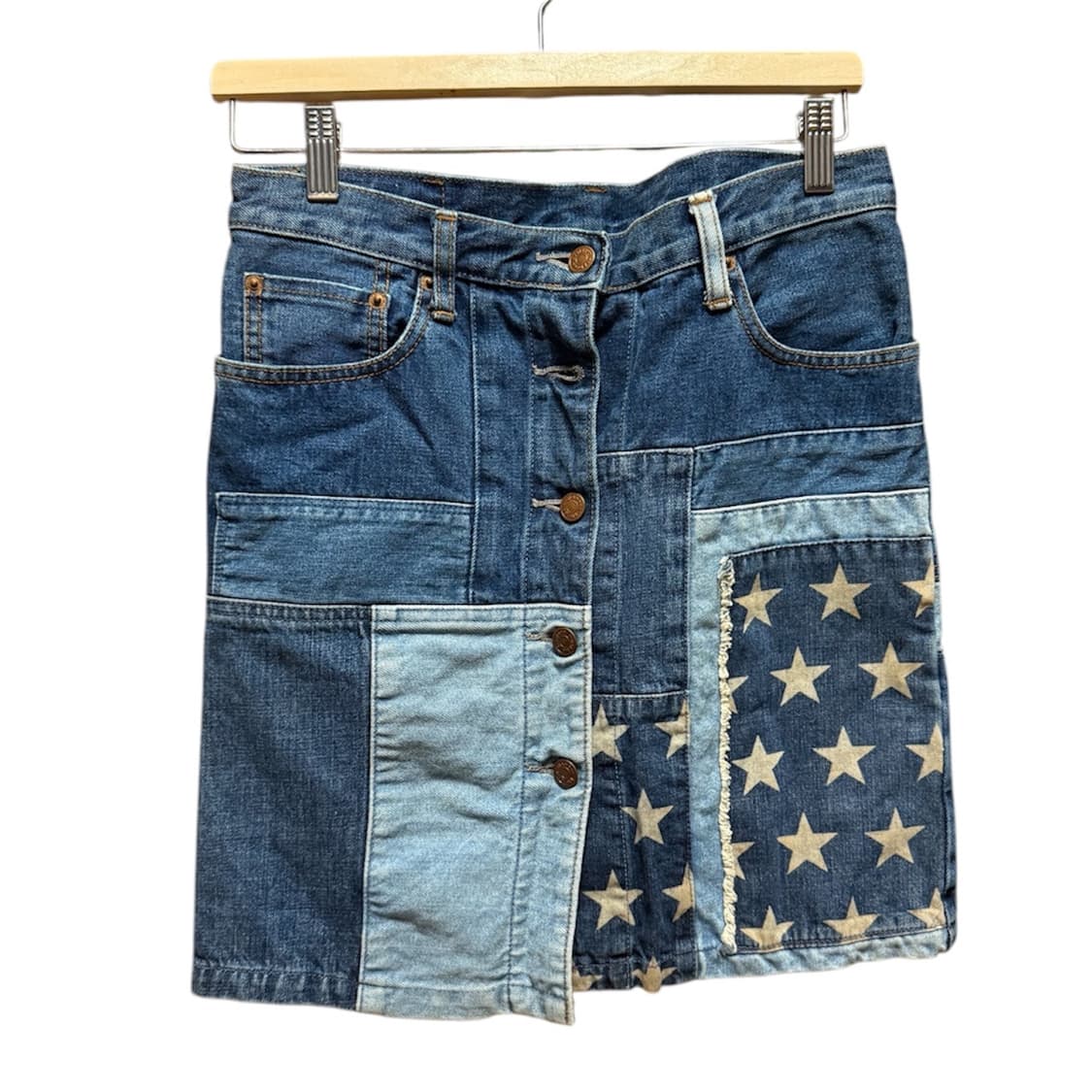 히스테릭 글래머 아카이브 별 킨키 스커트 상품이미지1