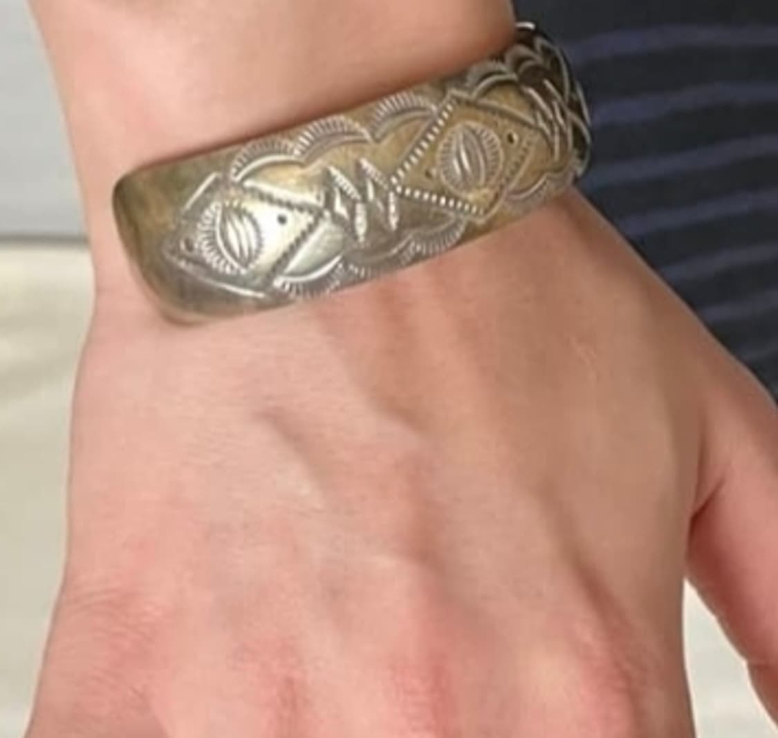 네이티브 아메리칸 나바호 뱅글 w.tracy navajo 925실버 상품이미지6