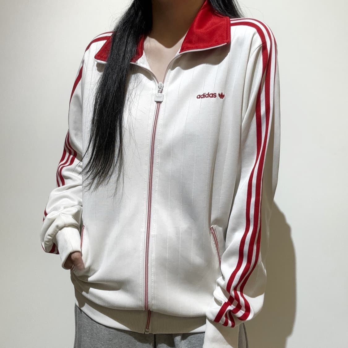 아디다스 화이트 베켄바우어 져지 상품이미지1