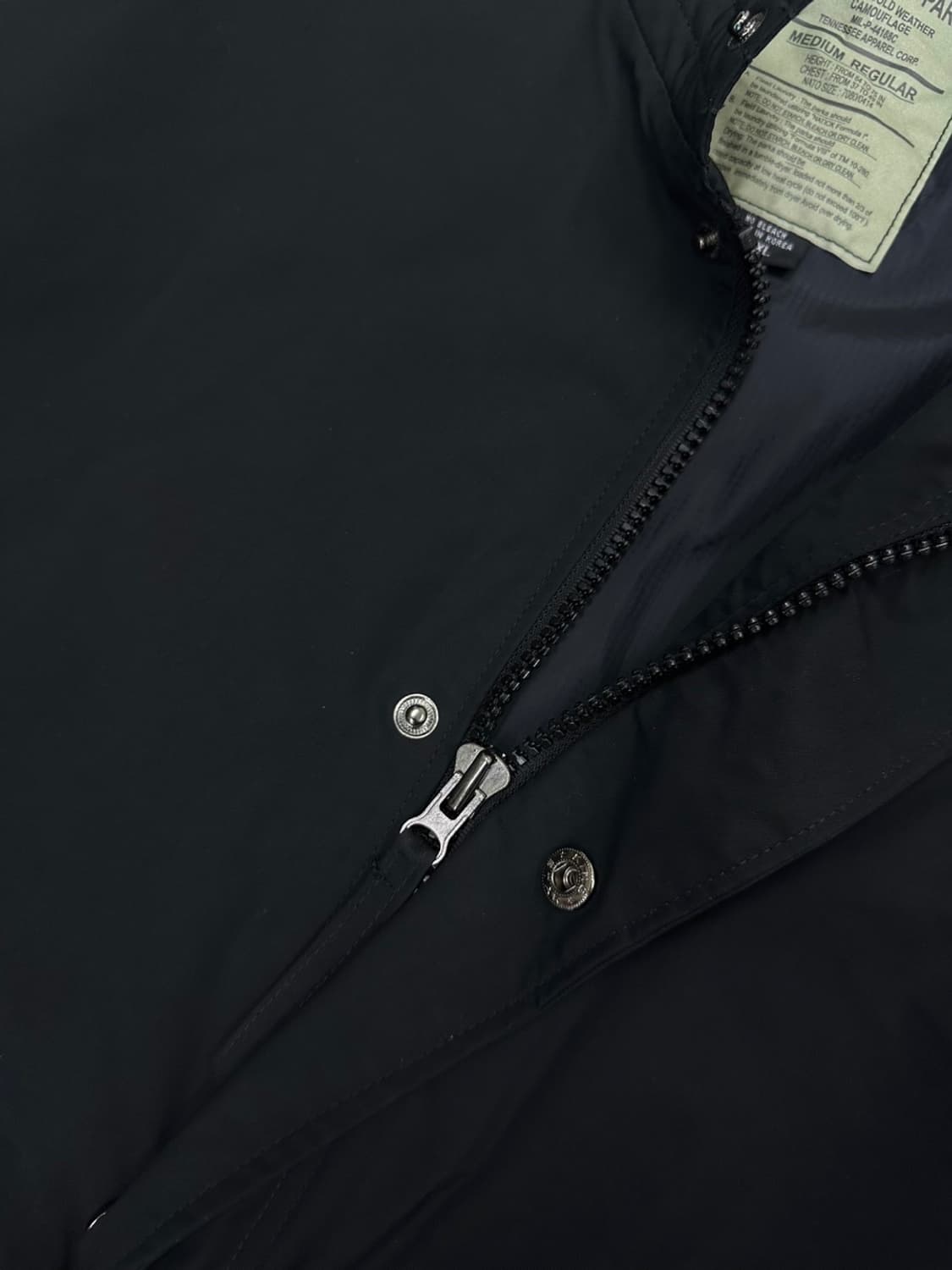 ECWCS M-92 미군 밀리터리 자켓 블랙 (3XL)  상품이미지4