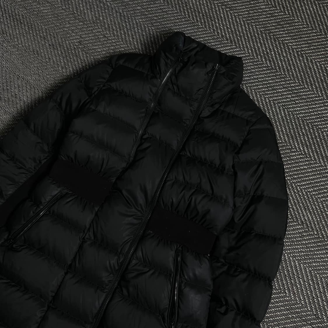 Hazzys 우먼스 더블지퍼 다운 밴딩 디테일 롱 패딩 점퍼y 4808 상품이미지5