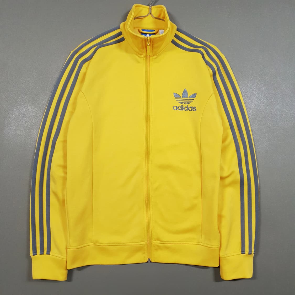 100) 아디다스 유로파 희귀 옐로우 그레이 노랑 트랙탑 져지 자켓 L 상품이미지1