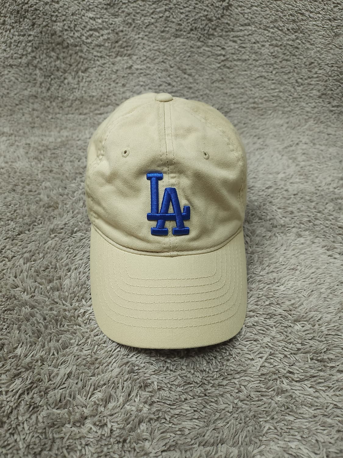 MLB LA 다저스 볼캡 베이지 모자 상품이미지1