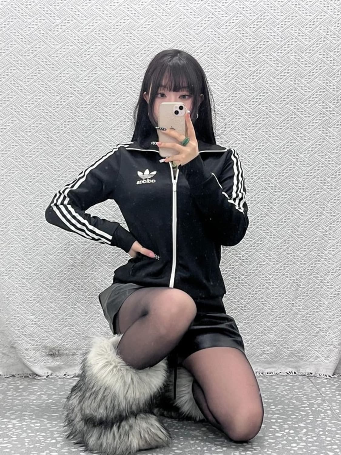 아디다스 올드스쿨 유로파 Y2K 딱붙핏 져지 집업 95 C10491 상품이미지2