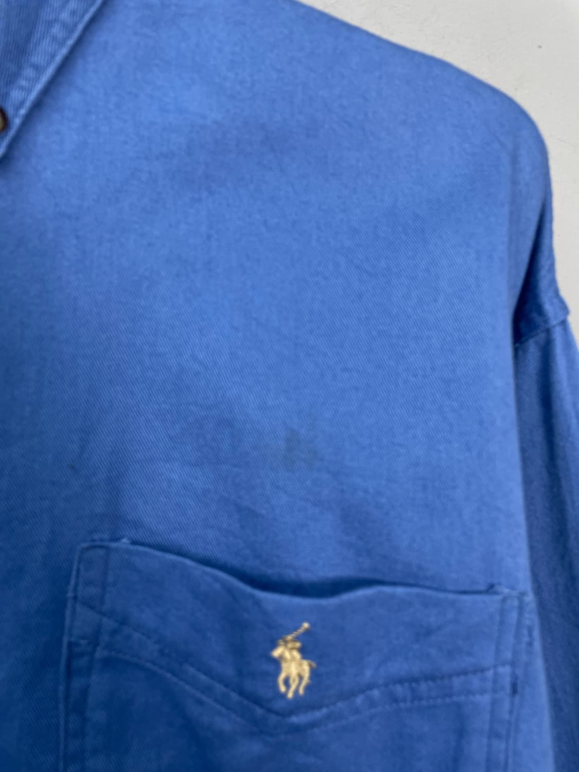 폴로 랄프로렌 오버핏 블루 옥스포드 셔츠 H1033 상품이미지6