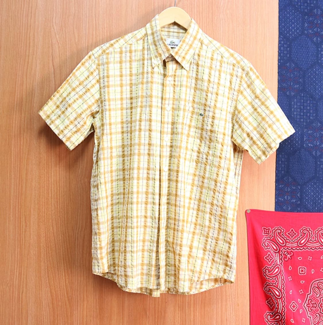  일본판 LACOSTE 라코스테 코튼100% 체크남방

굿 컨디션 상품이미지1